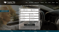 Desktop Screenshot of mycapitaltitle.com