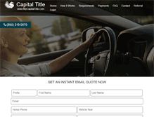 Tablet Screenshot of mycapitaltitle.com